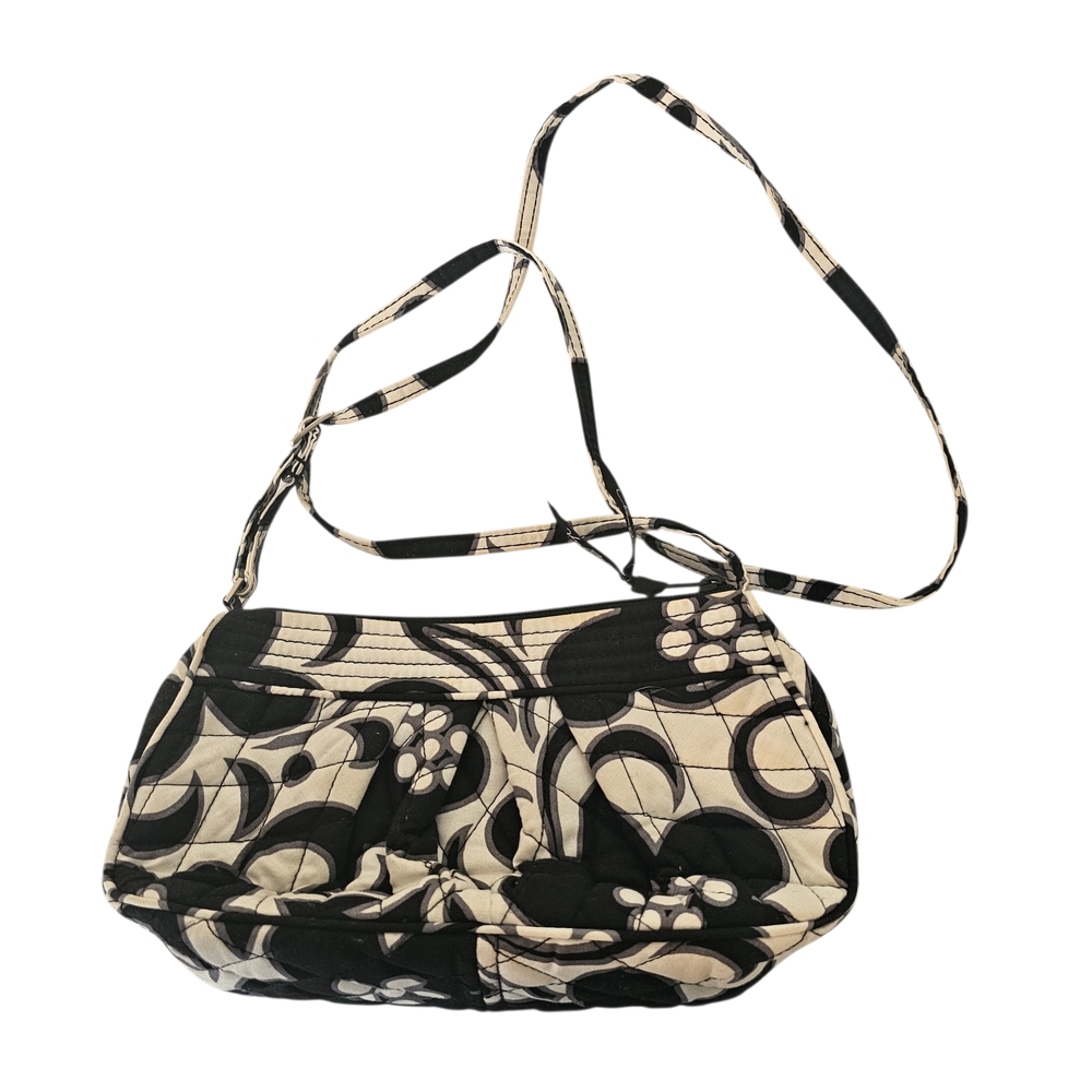 Vera Bradley Frannie Crossbody  'Night & Day' Pattern Purse